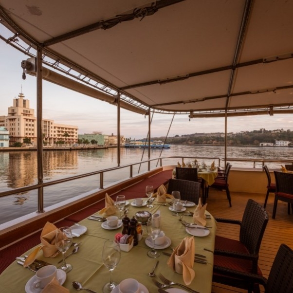 Upper Deck Outdoor Dining Area