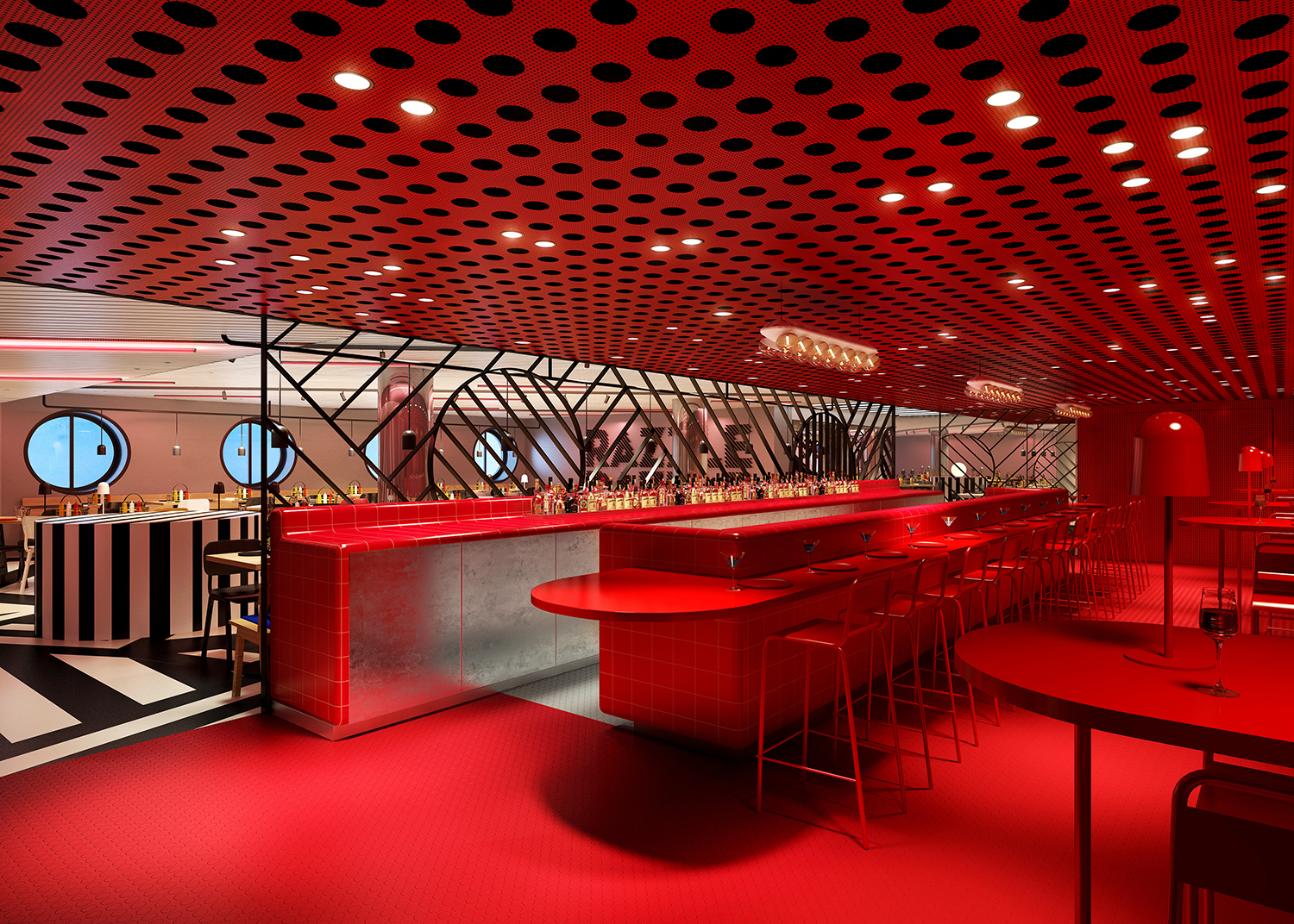 Razzle Dazzle Red Bar