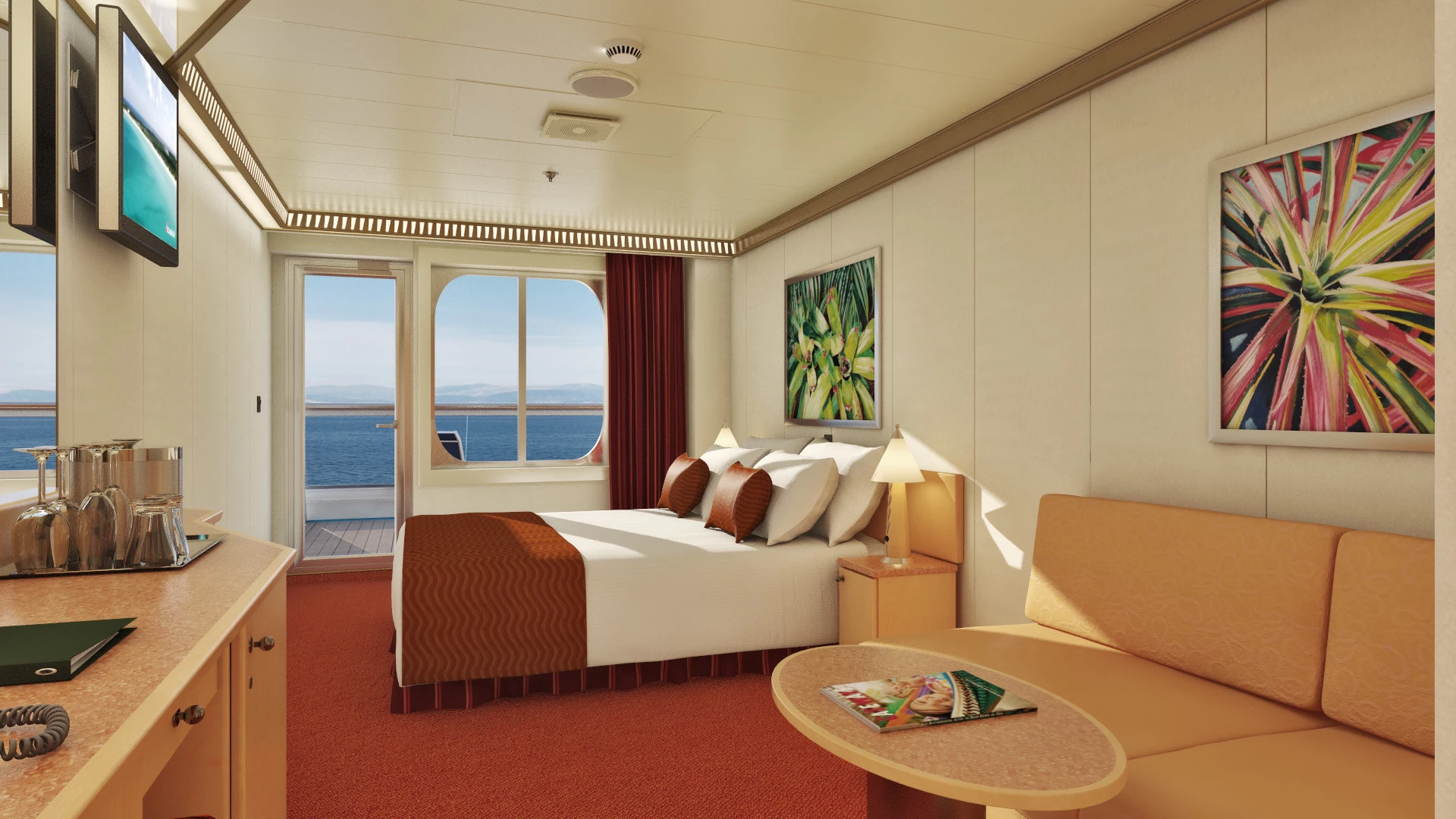 Aft View Extended Balcony – [8M]