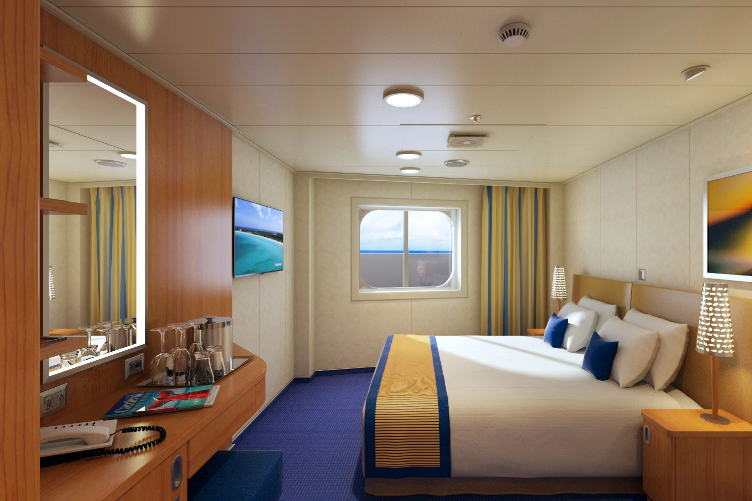 Interior with Picture Window (Obstructed Views) – [4J]