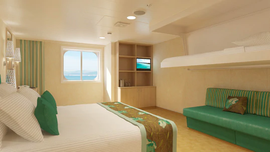 Spa Ocean View Stateroom (Obstructed View) – [6S]