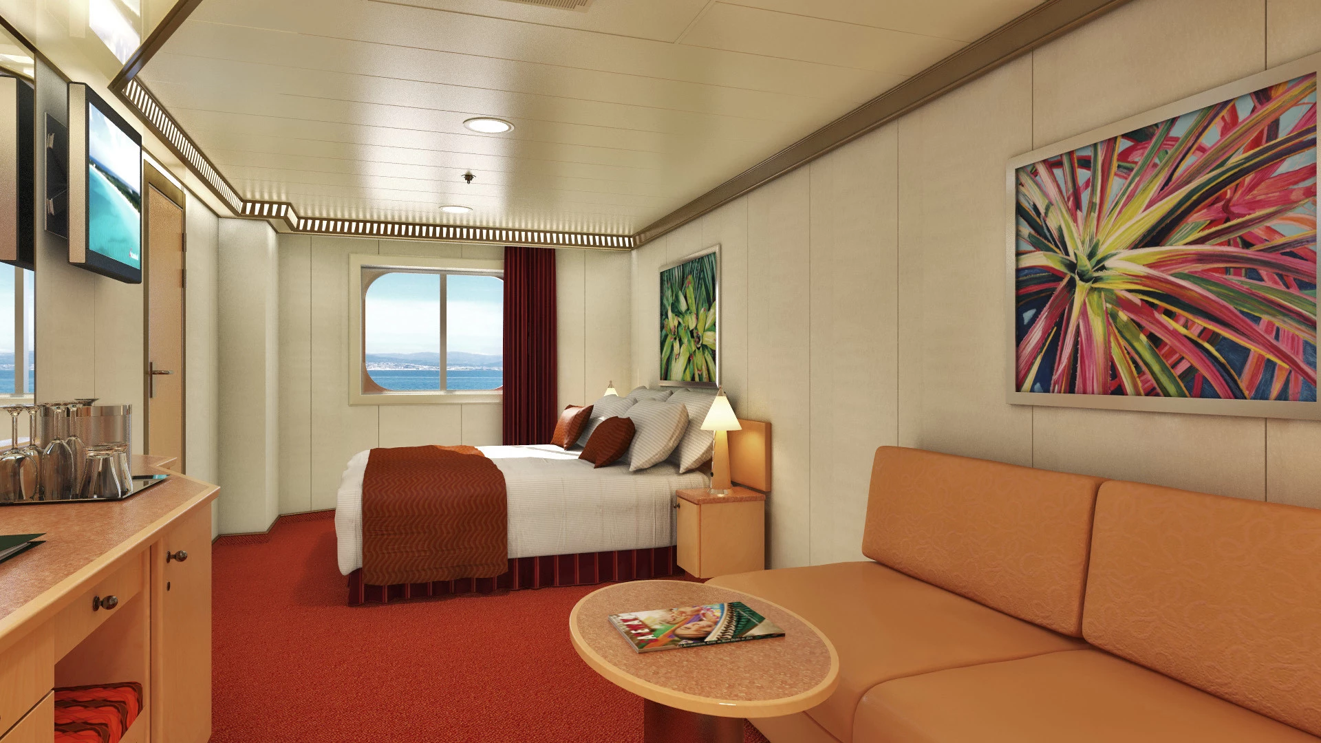 Ocean View Stateroom (Guaranteed) – [OV]