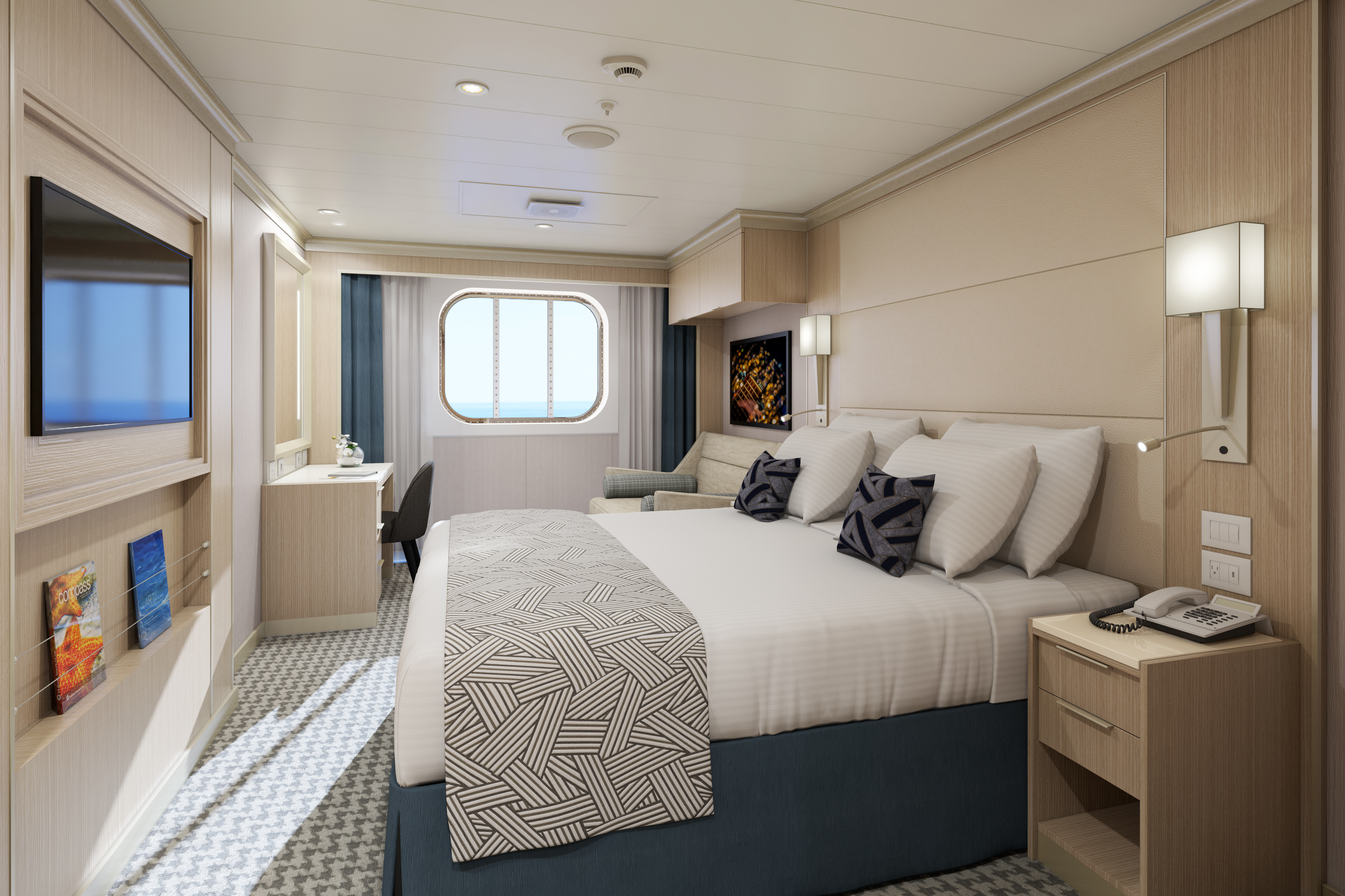 Large Ocean View Stateroom – [F]