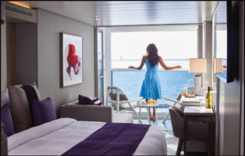 Edge Stateroom with Infinite Veranda (Partial) – [E3]