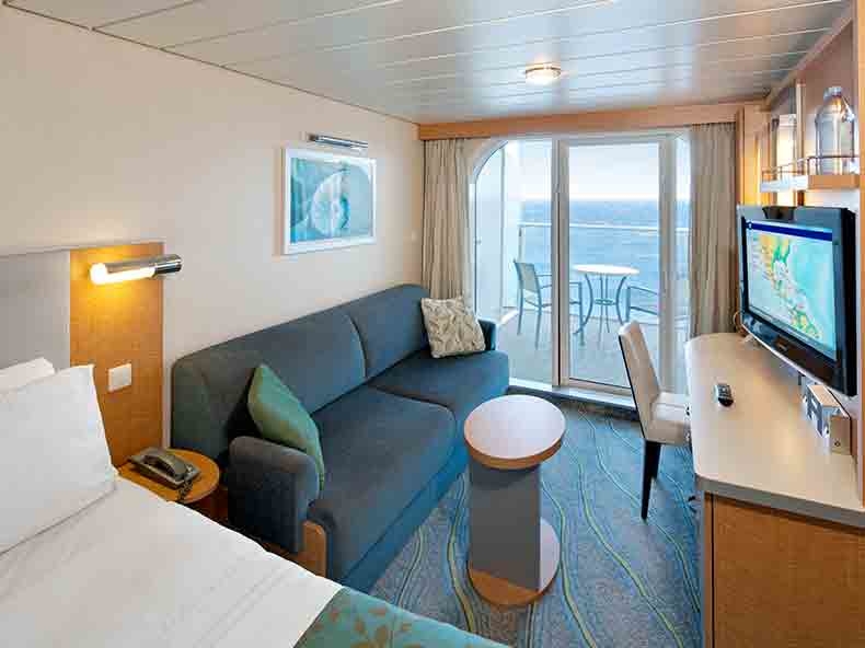 Ocean View Balcony Quad Gty – [XQ]