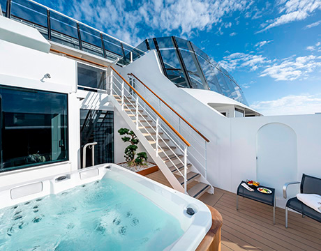 MSC Yacht Club Duplex Suite with with Whirlpool Bath-[YJD]