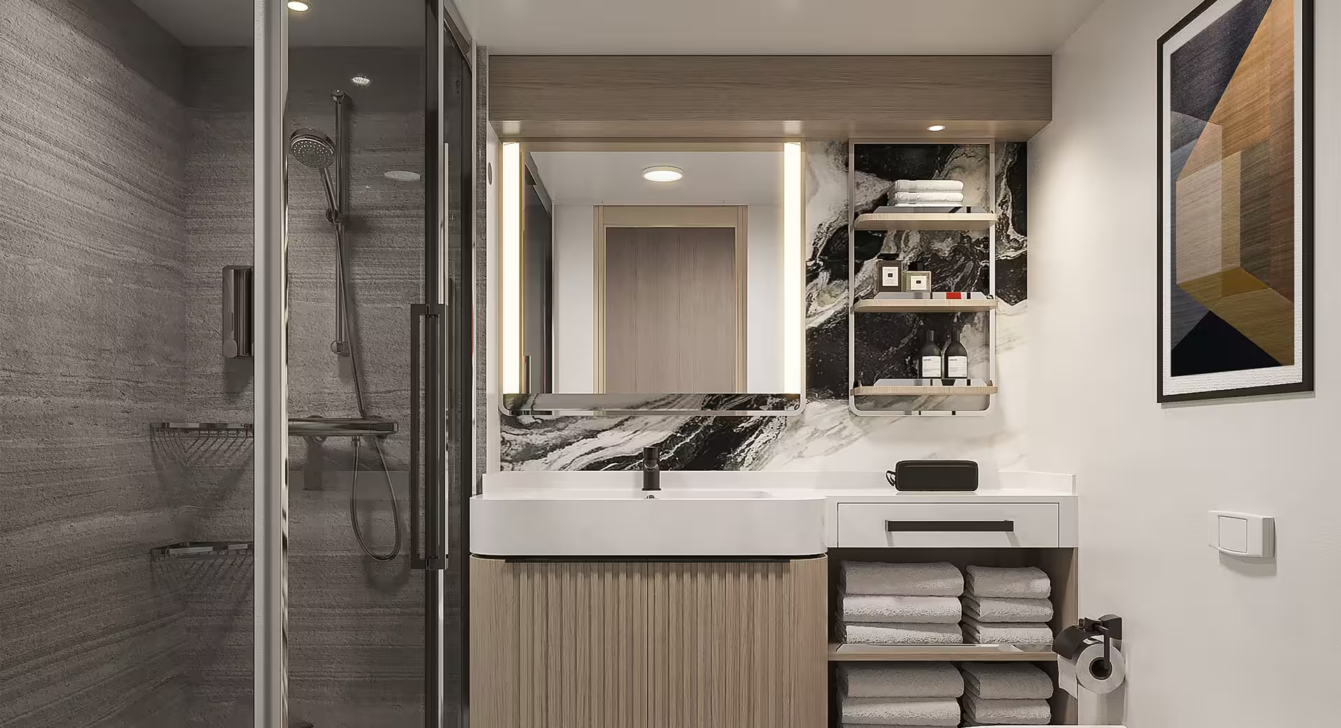 Solo kajīte ar skatu uz okeānu-[OT]