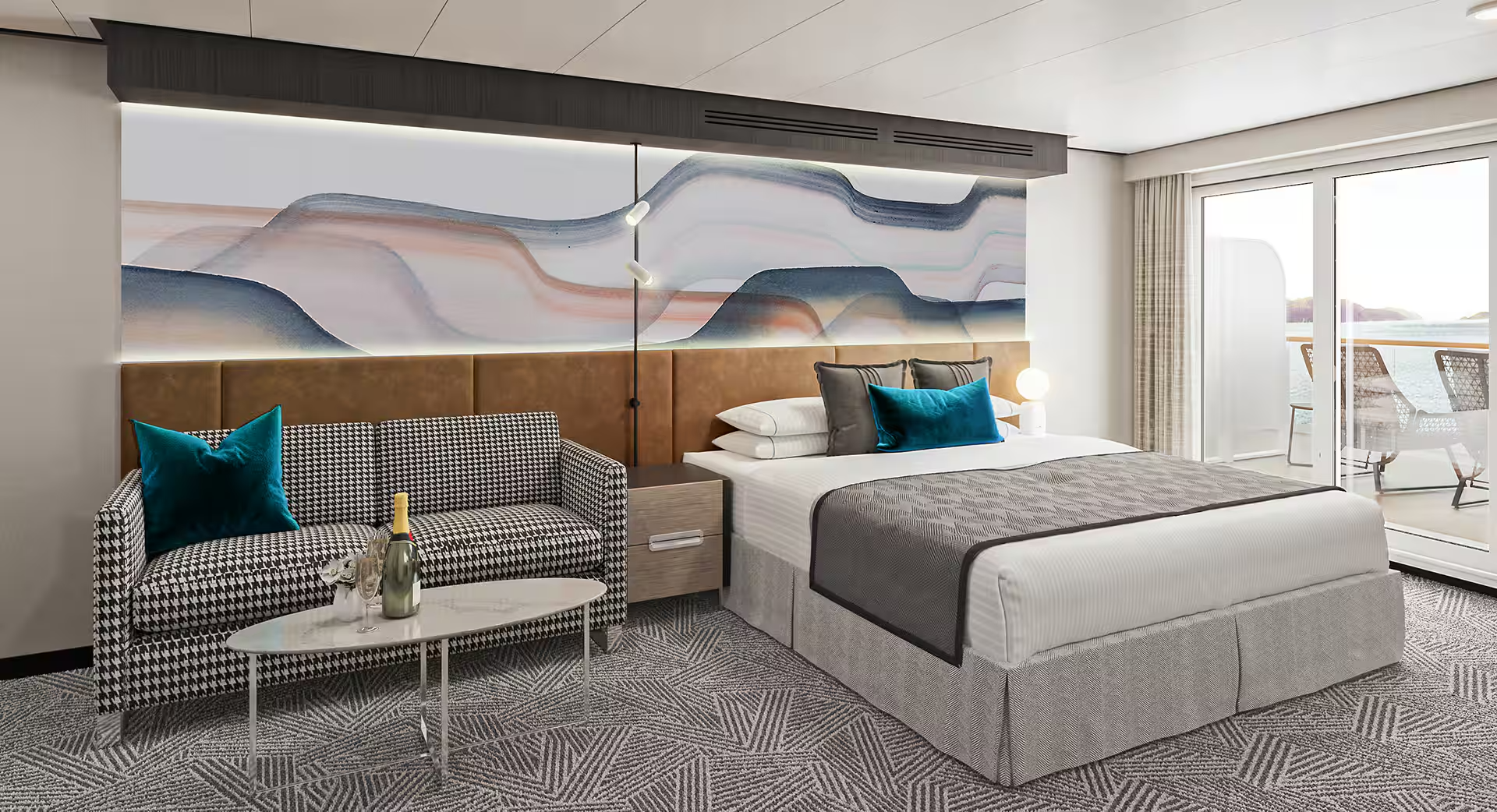 Forward-Facing Club Balcony Suite With Large Balcony-[M2]