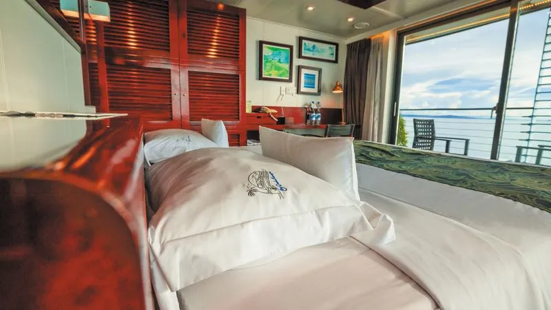 Upper deck 2 beds with balcony-[2PL_PST]
